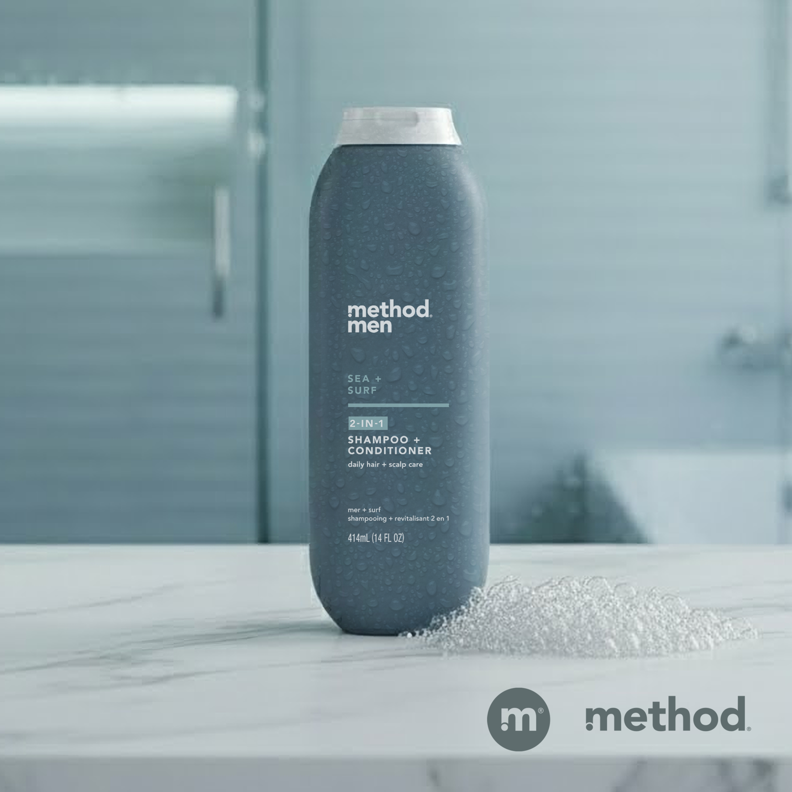 men 2-in-1 shampoo + conditioner - sea + surf. 14 fl oz - Image 11