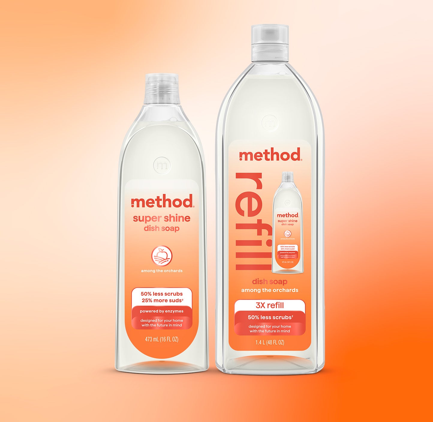 super shine liquid dish soap starter set - among the orchards - Image 2