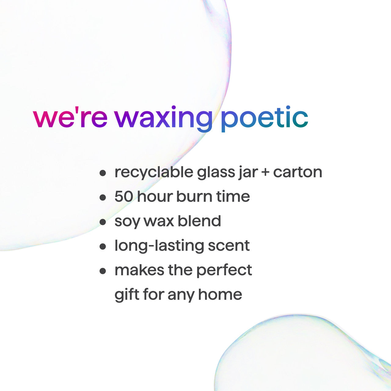 premium soy candle - vetiver + amber. 14 oz - Image 5