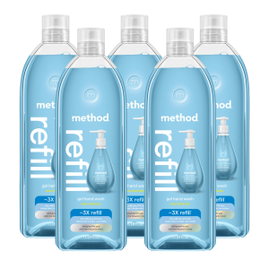 sea minerals gel hand wash refill 5-count bundle. 170 fl oz