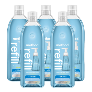 sea minerals foaming hand wash refill 5-count bundle. 140 fl oz