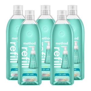 waterfall foaming hand wash refill 5-count bundle. 140 fl oz